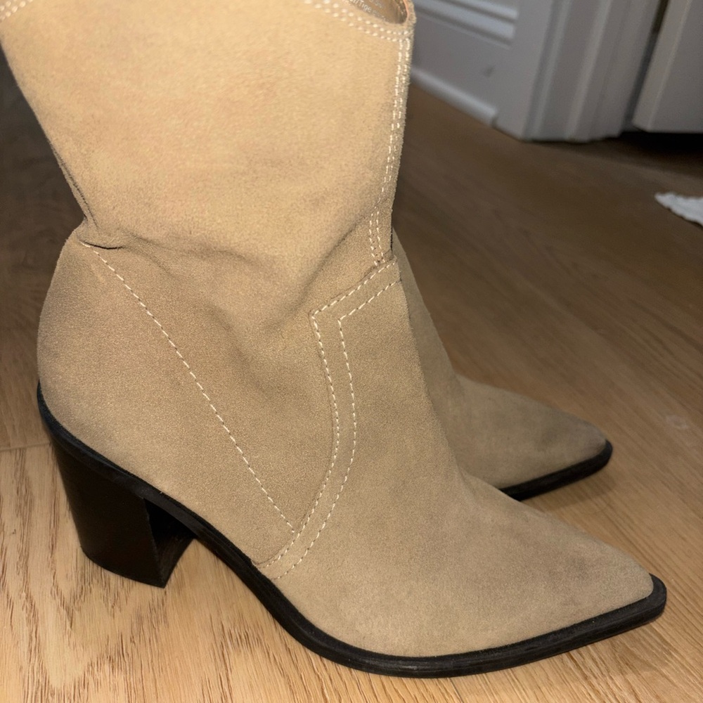 BP (Nordstrom) Tan Suede Ankle Boots